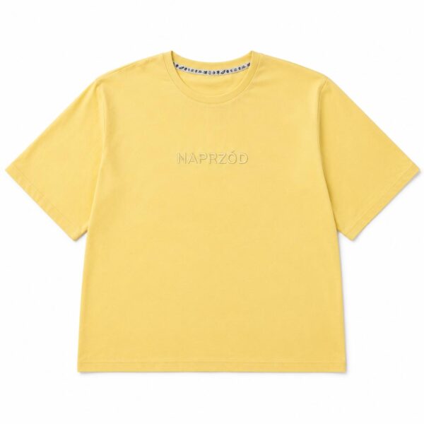 T-Shirt Koszulka Żółta "Naprzód"