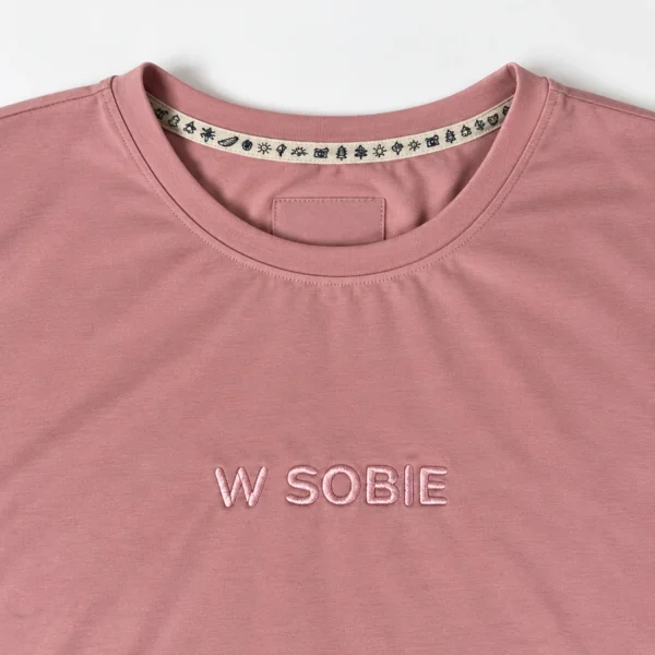 T-Shirt Koszulka Brudny Róż  „W Sobie”