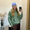 Bluza Z Kapturem Pastelowo Zielona „Spokój”